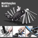 Chave Multifuncional 16 em 1 – Ferramenta Essencial Para Quem Depende da Bike Todos os Dias