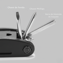 Chave Multifuncional 16 em 1 – Ferramenta Essencial Para Quem Depende da Bike Todos os Dias