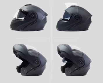 Capacete Modular Flip Up com Dupla Viseira – Proteção e Conforto para Motoboys