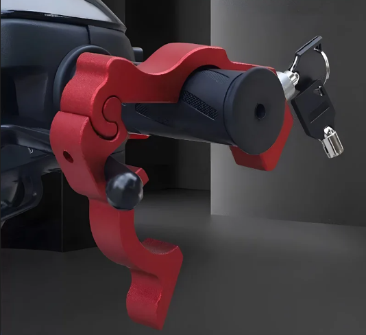 STEEL LOCK™ – Trava de Alta Segurança para Guidão