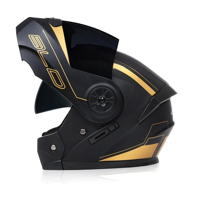 Capacete Modular Flip Up com Dupla Viseira – Proteção e Conforto para Motoboys