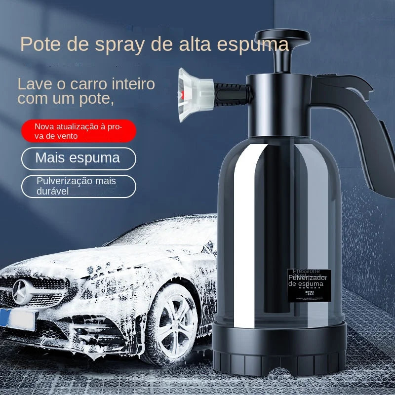 Pulverizador de Espuma Manual com Bicos Ajustáveis – 2L