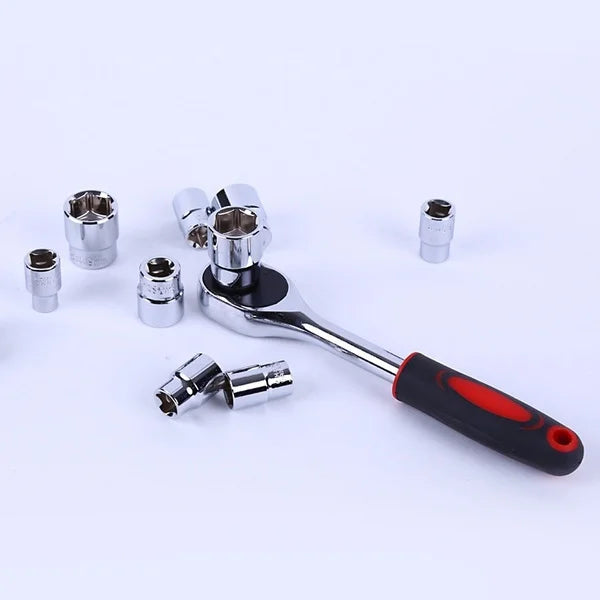 Kit Chave Catraca e Soquetes – Versão Upgrade para Moto, Carro, Barco e Bicicleta