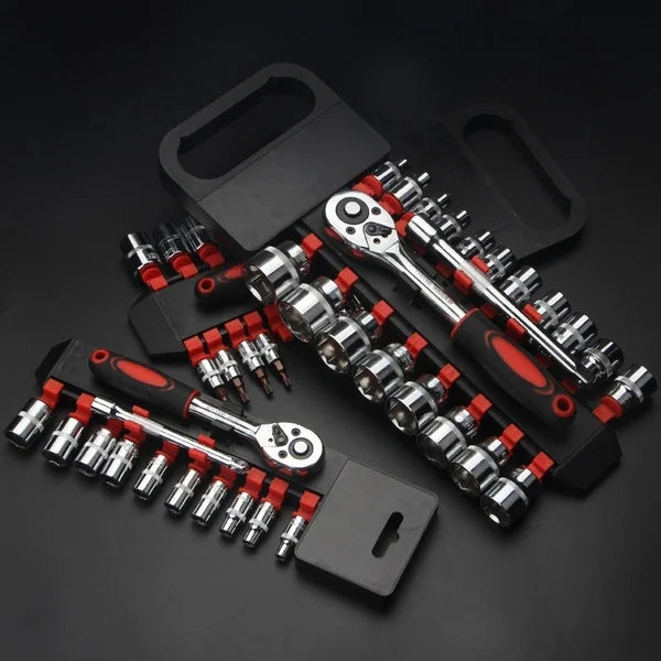 Kit Chave Catraca e Soquetes – Versão Upgrade para Moto, Carro, Barco e Bicicleta