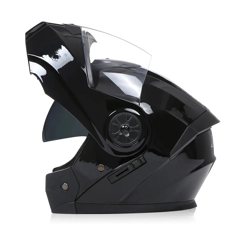 Capacete Modular Flip Up com Dupla Viseira – Proteção e Conforto para Motoboys