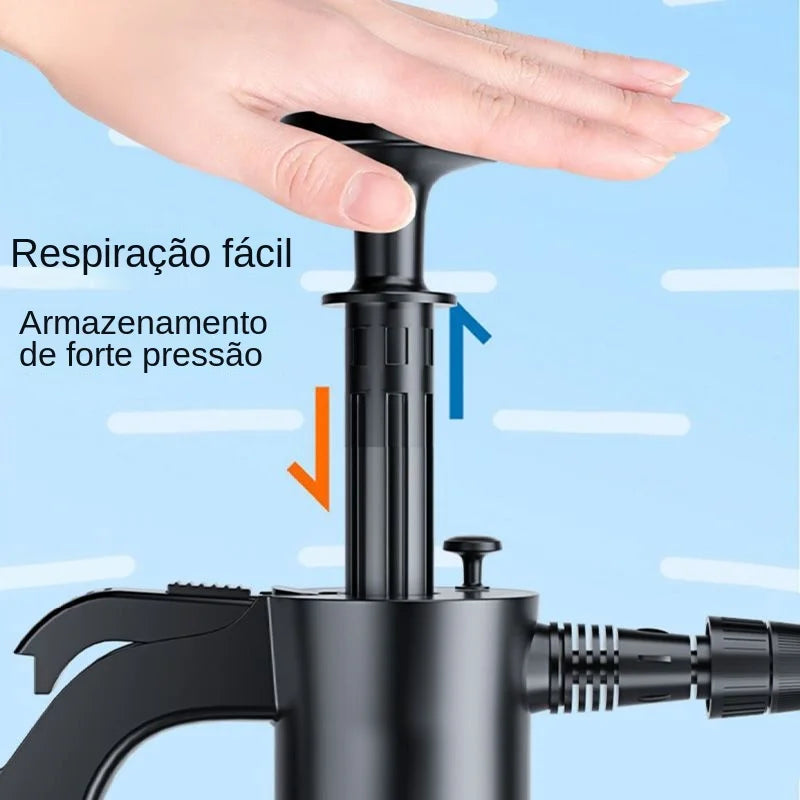 Pulverizador de Espuma Manual com Bicos Ajustáveis – 2L
